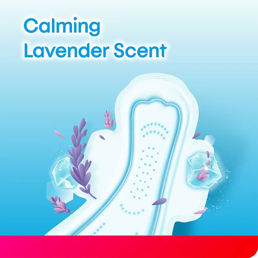 KOTEX Herbal Cool Overnight Wing Pad (10s) Sanitary Pad with Lavender Scent